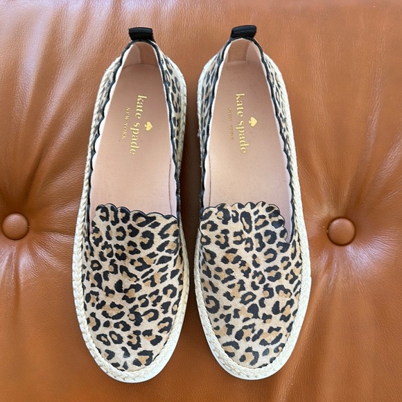 kate spade Shoes - Kate Spade Leopard Slip On Shoes in Excellent Condition Size 8